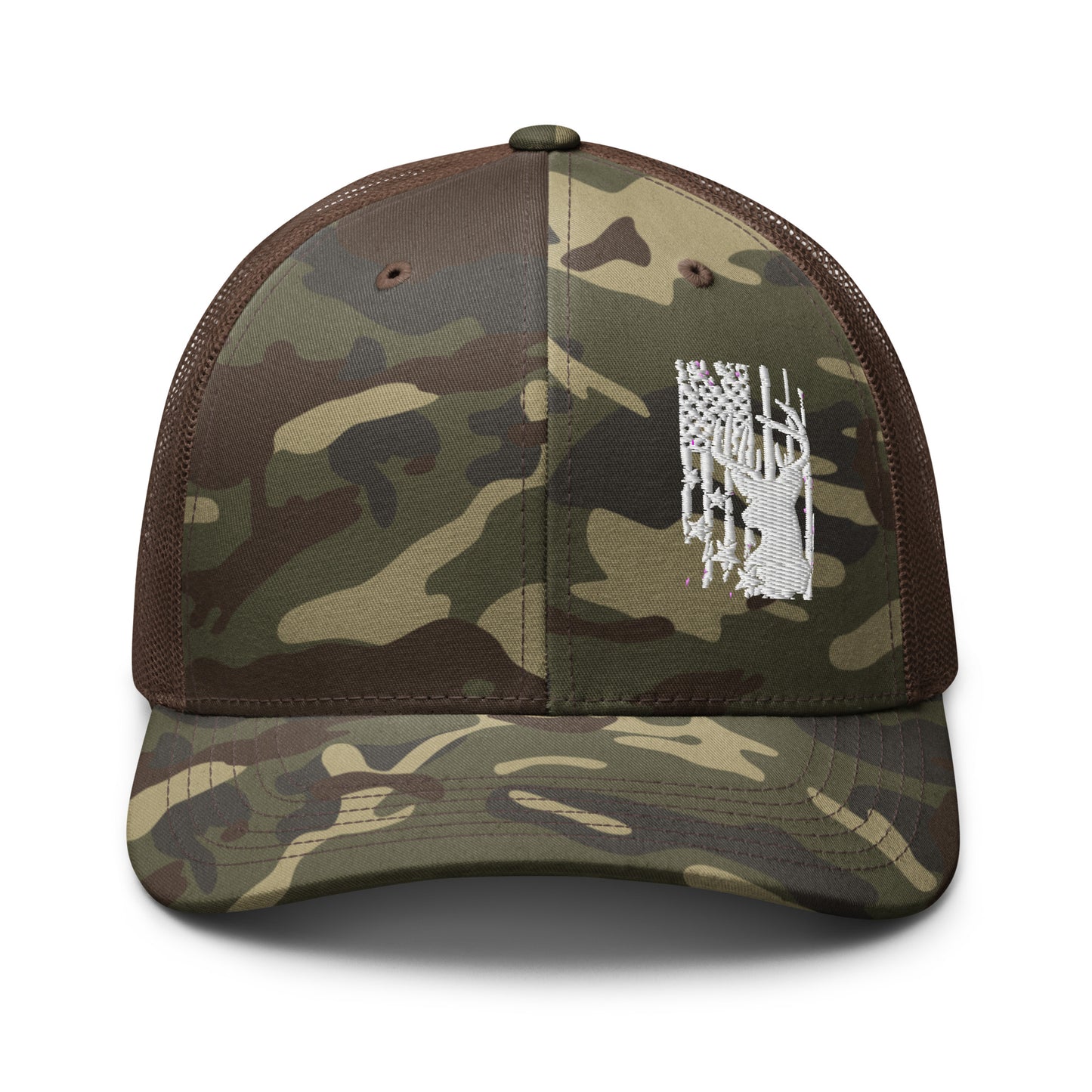 Camouflage trucker hat