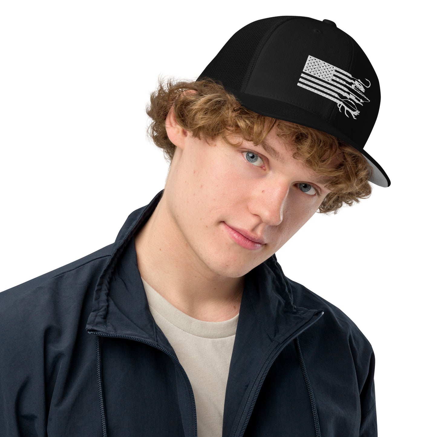 Closed-back trucker cap